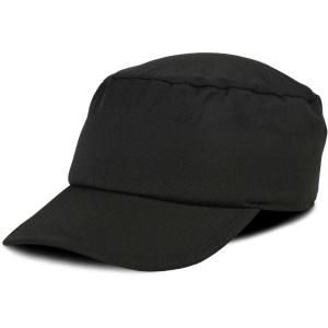 imageDalix Blank Hat Cotton Twill Painters Cap in Black