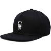 imageDALIX Astronaut Spaceman Embroidered Snapback Flat Billed HatBlack