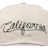 imageDALIX California Embroidered Dad Cap Cotton Baseball Hat Men WomenBeige