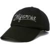 imageDALIX California Embroidered Dad Cap Cotton Baseball Hat Men WomenBlack