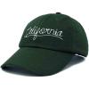 imageDALIX California Embroidered Dad Cap Cotton Baseball Hat Men WomenDark Green