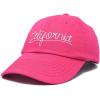 imageDALIX California Embroidered Dad Cap Cotton Baseball Hat Men WomenHot Pink
