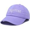 imageDALIX California Embroidered Dad Cap Cotton Baseball Hat Men WomenLavender