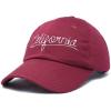 imageDALIX California Embroidered Dad Cap Cotton Baseball Hat Men WomenMaroon