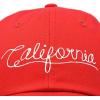 imageDALIX California Embroidered Dad Cap Cotton Baseball Hat Men WomenRed