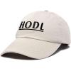 imageDALIX Cryptocurrency Hats HODL Dad Caps Blockchain Ethereum Bitcoin LitecoinBeige