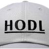 imageDALIX Cryptocurrency Hats HODL Dad Caps Blockchain Ethereum Bitcoin LitecoinGray