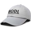 imageDALIX Cryptocurrency Hats HODL Dad Caps Blockchain Ethereum Bitcoin LitecoinGray