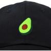 imageDALIX Green Avocado Hat Mens Womens Food Baseball CapBlack