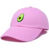 imageDALIX Green Avocado Hat Mens Womens Food Baseball CapLight Pink