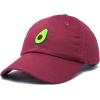 imageDALIX Green Avocado Hat Mens Womens Food Baseball CapMaroon