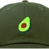 imageDALIX Green Avocado Hat Mens Womens Food Baseball CapOlive