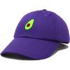 imageDALIX Green Avocado Hat Mens Womens Food Baseball CapPurple