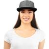 imageDALIX Premium Flat Bill Baseball Cap Structured Hat Snap Back ChambrayGray