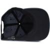imageDALIX Premium Flat Bill Baseball Cap Structured Hat Snap Back ChambrayNavy Blue