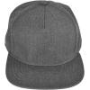 imageDALIX Premium Wool Blend Hat Flat Bill Cap Snapback Black Dark Gray Maroon LightDark Gray