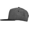 imageDALIX Premium Wool Blend Hat Flat Bill Cap Snapback Black Dark Gray Maroon LightDark GrayBlack