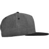 imageDALIX Premium Wool Blend Hat Flat Bill Cap Snapback Black Dark Gray Maroon LightDark GrayBlack