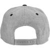 imageDALIX Premium Wool Blend Hat Flat Bill Cap Snapback Black Dark Gray Maroon LightLight GrayBlack