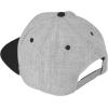 imageDALIX Premium Wool Blend Hat Flat Bill Cap Snapback Black Dark Gray Maroon LightLight GrayBlack