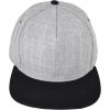 imageDALIX Premium Wool Blend Hat Flat Bill Cap Snapback Black Dark Gray Maroon LightLight GrayBlack