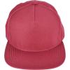 imageDALIX Premium Wool Blend Hat Flat Bill Cap Snapback Black Dark Gray Maroon LightMaroon