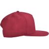 imageDALIX Premium Wool Blend Hat Flat Bill Cap Snapback Black Dark Gray Maroon LightMaroon