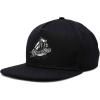 imageDALIX Retro Brooklyn Hat Flat Bill Snapback Embroidered Baseball CapBlack