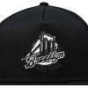 imageDALIX Retro Brooklyn Hat Flat Bill Snapback Embroidered Baseball CapBlack
