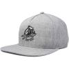 imageDALIX Retro Brooklyn Hat Flat Bill Snapback Embroidered Baseball CapLight Gray