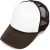 imageDALIX Trucker Hat Mesh Cap 12 Pack Dozen DealBrown and White