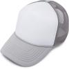 imageDALIX Trucker Hat Mesh Cap 12 Pack Dozen DealLight Gray White