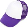 imageDALIX Trucker Hat Mesh Cap 12 Pack Dozen DealPurple and White