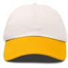 imageDALIX Two Tone Snapback Hat Adjustable Cotton Dad Cap MenCream Gold