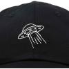 imageDALIX UFO Hat Dad Baseball Cap Extraterrestrial Spacecraft ShipBlack