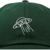 imageDALIX UFO Hat Dad Baseball Cap Extraterrestrial Spacecraft ShipDark Green