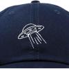 imageDALIX UFO Hat Dad Baseball Cap Extraterrestrial Spacecraft ShipNavy Blue