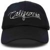 imageDALIX California Embroidered Dad Cap Cotton Baseball Hat Men WomenBlack