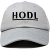imageDALIX Cryptocurrency Hats HODL Dad Caps Blockchain Ethereum Bitcoin LitecoinGray