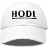 imageDALIX Cryptocurrency Hats HODL Dad Caps Blockchain Ethereum Bitcoin LitecoinWhite