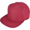 imageDALIX Premium Wool Blend Hat Flat Bill Cap Snapback Black Dark Gray Maroon LightMaroon