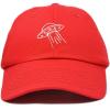 imageDALIX UFO Hat Dad Baseball Cap Extraterrestrial Spacecraft ShipRed