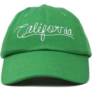 imageDALIX California Embroidered Dad Cap Cotton Baseball Hat Men WomenKelly Green