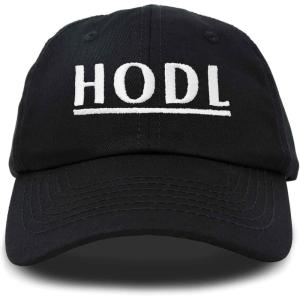 imageDALIX Cryptocurrency Hats HODL Dad Caps Blockchain Ethereum Bitcoin LitecoinBlack