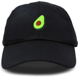 imageDALIX Green Avocado Hat Mens Womens Food Baseball CapBlack