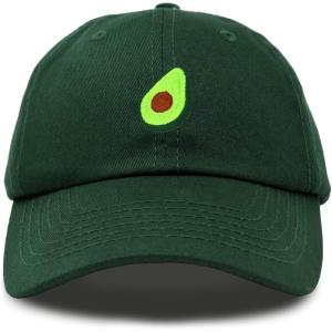 imageDALIX Green Avocado Hat Mens Womens Food Baseball CapDark Green