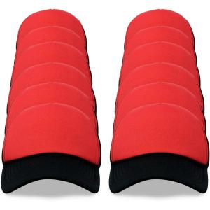 imageDALIX Trucker Hat Mesh Cap 12 Pack Dozen DealBlack Red