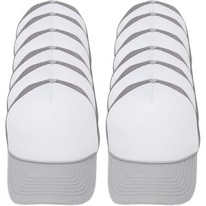 imageDALIX Trucker Hat Mesh Cap 12 Pack Dozen DealLight Gray White
