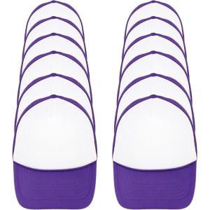 imageDALIX Trucker Hat Mesh Cap 12 Pack Dozen DealPurple and White