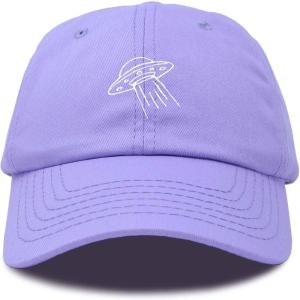 imageDALIX UFO Hat Dad Baseball Cap Extraterrestrial Spacecraft ShipLavender